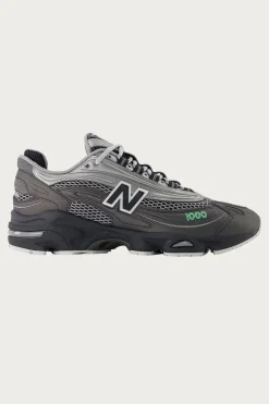 1000 - Black/Dark Silver Metallic/Lime Leaf