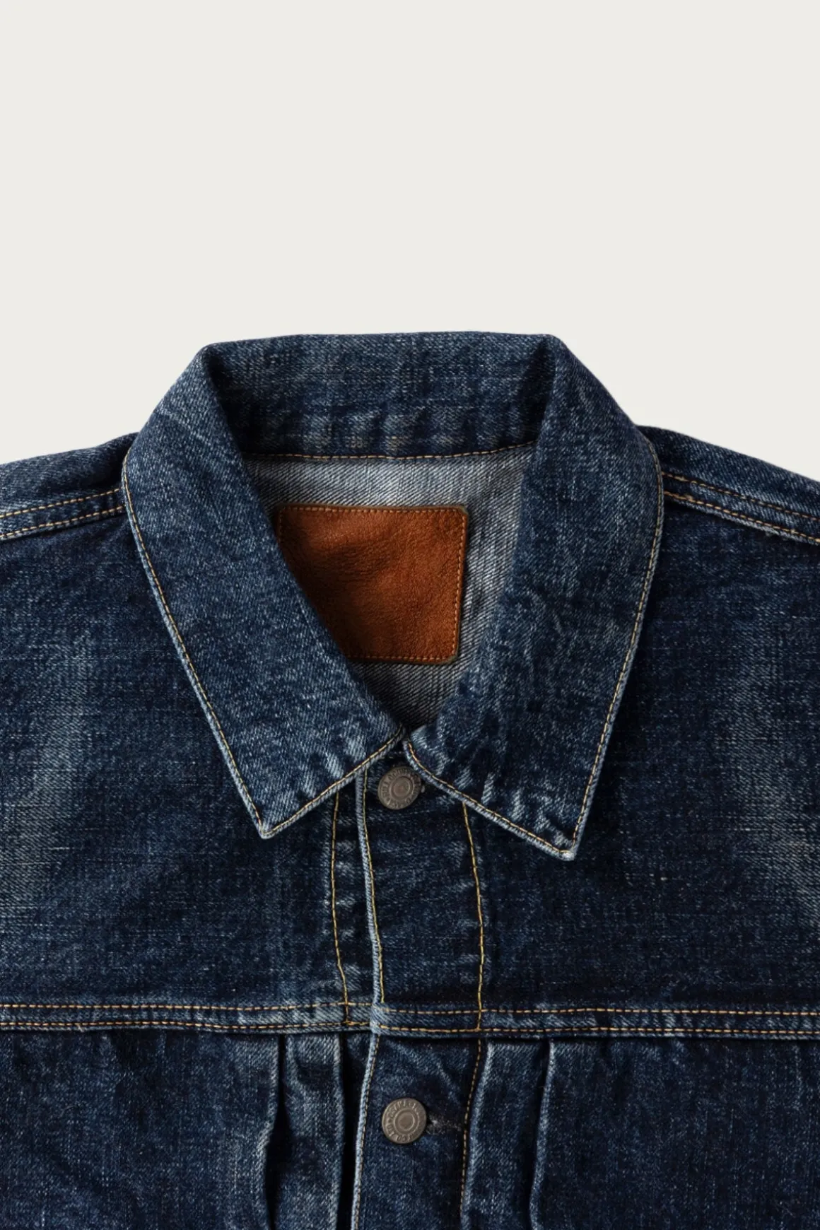2050-2102 - "Fear of The Dark" Type 2 Denim Jacket - Indigo Blue