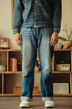 1344-0105 - "More Than Real" Wide Denim - Indigo Blue