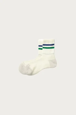 Allrounder "2 Stripe Merino Crew" - Blue/Green