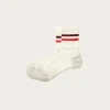 Allrounder "2 Stripe Merino Crew" - Burgundy/Red