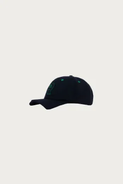 Batwing Logohead Flannel Hat - Navy