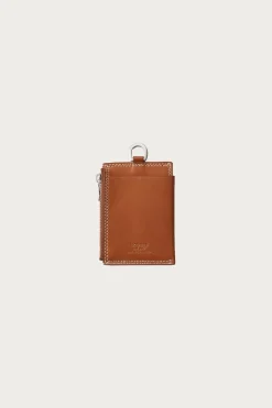 Bay Ray Zip Card Case - Cognac
