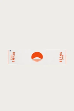 Beams Japan Logo Hand Towel - Orange
