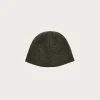 Beanie - Moss Green Fuzzy Alpaca