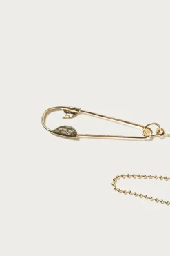 Brass Anchor Snood Chain - Gold
