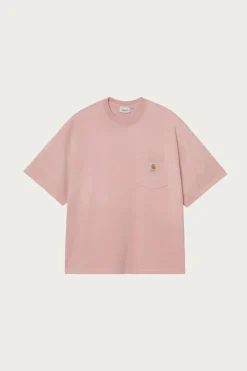 Chalk Wash Hudson Pocket T-Shirt - Daphne
