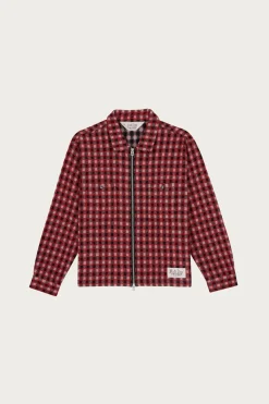 Check Mate Flannel Zip Shirt - Black/Multi