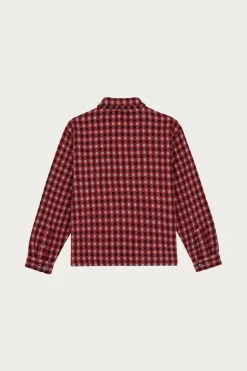 Check Mate Flannel Zip Shirt - Black/Multi