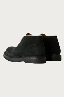 Chukka Boot - Dim Black Velour Suede