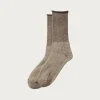 City Socks - Gray/Dark Brown
