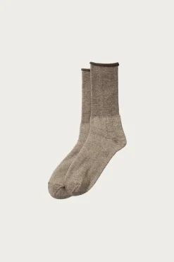 City Socks - Gray/Dark Brown
