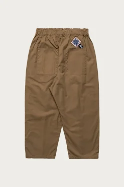 Combed Burberry Cotton EASY-BEACH-GO Pants - Beige