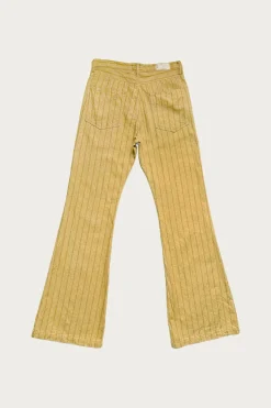 Cotton Linen GIBSON Stripe 5P FRISKO - Gold