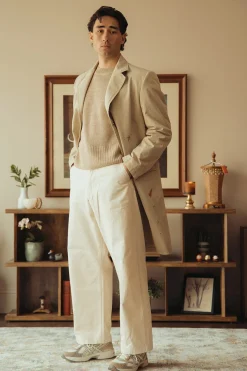 Cotton Painter Jacket - Pink Beige