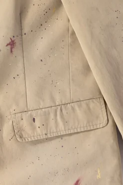 Cotton Painter Jacket - Pink Beige