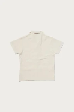 Cotton Pile Beach Shirt - Ecru