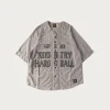 Cotton Wool GREAT KOUNTRY Baseball Shirt (KOUNTRY DREAM CATCH Remake) - Light Grey