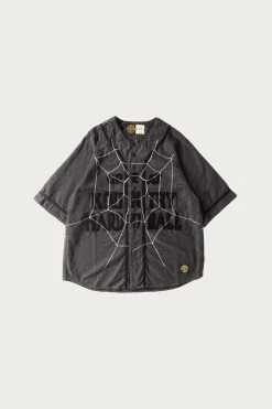 Cotton Wool GREAT KOUNTRY Baseball Shirt (KOUNTRY DREAM CATCH Remake) - Dark Grey