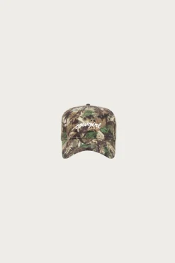 Cowgirl Script Hat - Camo