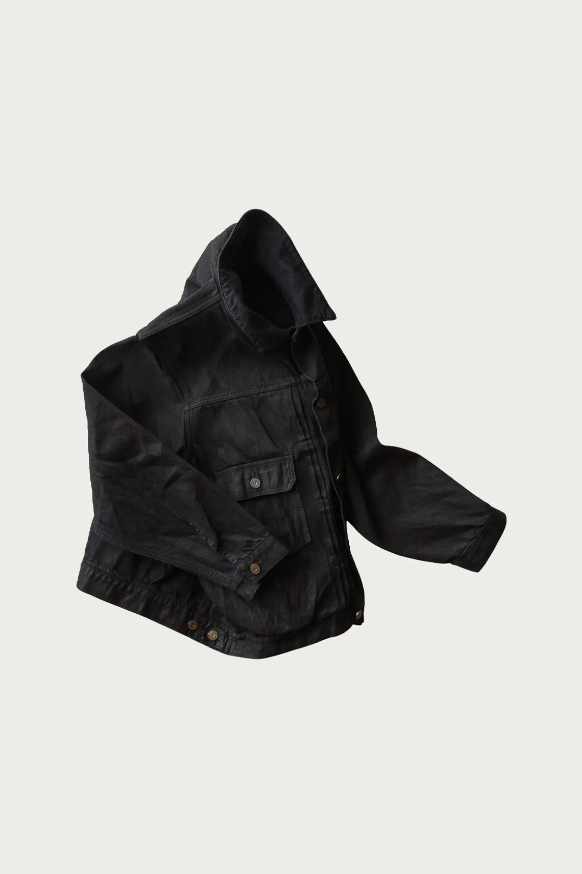 C.T.L. Neo Type 2nd Denim Jacket - Black Vein