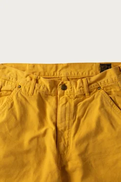 Dad's Fit Oxford Painter Pants - Yellow