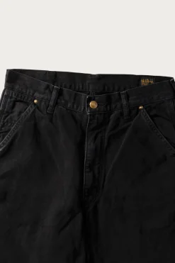 Dad's Fit Oxford Painter Pants - Black