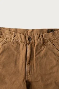 Dad's Fit Oxford Painter Pants - Brown