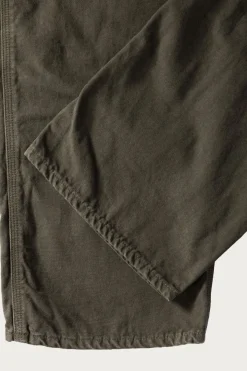 Dad's Fit Oxford Painter Pants - Army Green
