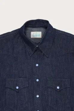 Denim Pearlsnap Shirt - Rinsed Indigo