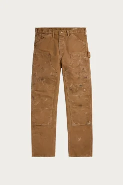 Engineer Fit Distressed Carpenter Pant - Khaki