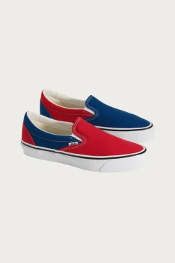 Engineered Garments x Vans OTW Slip-On 98 - Red/Navy