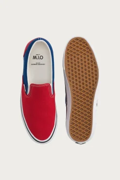 Engineered Garments x Vans OTW Slip-On 98 - Red/Navy