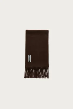 Estate Scarf - Espresso Double Wool