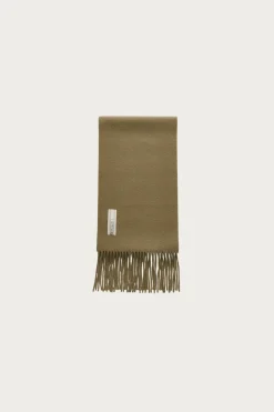 Estate Scarf - Olive Double Wool