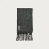 Estate Scarf - Phantom Fuzzy Alpaca