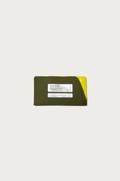 Face Mask Sleeve - Olive/Yellow