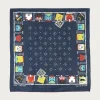 Fastcolor Selvedge Bandanna (KACHINA & PECKISH RAINBOWY) - Navy
