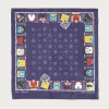 Fastcolor Selvedge Bandanna (KACHINA & PECKISH RAINBOWY) - Purple