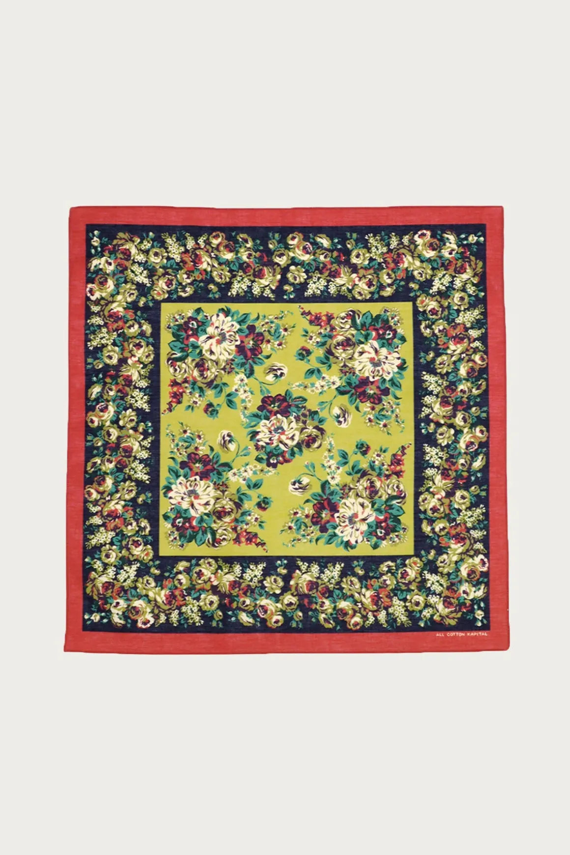 Fastcolor Selvedge Bandanna (NADESHIKO-Champetre) - Rose