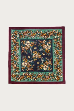 Fastcolor Selvedge Bandanna (NADESHIKO-Champetre) - Burgundy