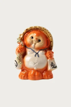 Fortune Raccoon Dog (Large) - Orange
