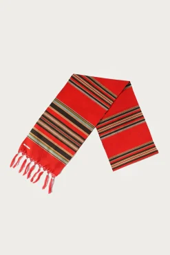Fringe Stole (PECOS Stripe) - Red