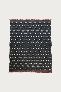 Fulling Wool Blanket SPEAKEASY (Colorful) - Charcoal
