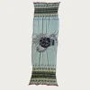 Fulling Wool Scarf COPTIC SKULL - Green