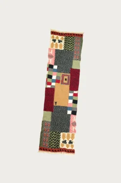 Fulling Wool Scarf VILLAGE GABBEH - Red