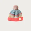 3G Wool Cable Knit Cap - Flash Pink