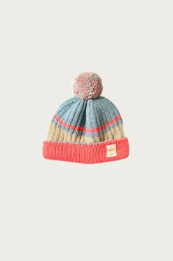 3G Wool Cable Knit Cap - Flash Pink