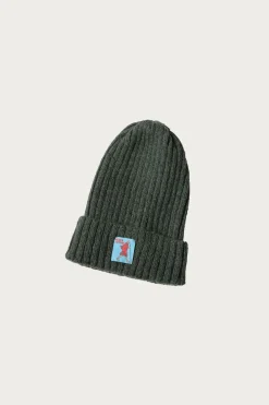 5G Wool Knit Cap - Green