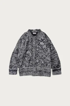 Gyan Bandana Trucker Jacket - Black